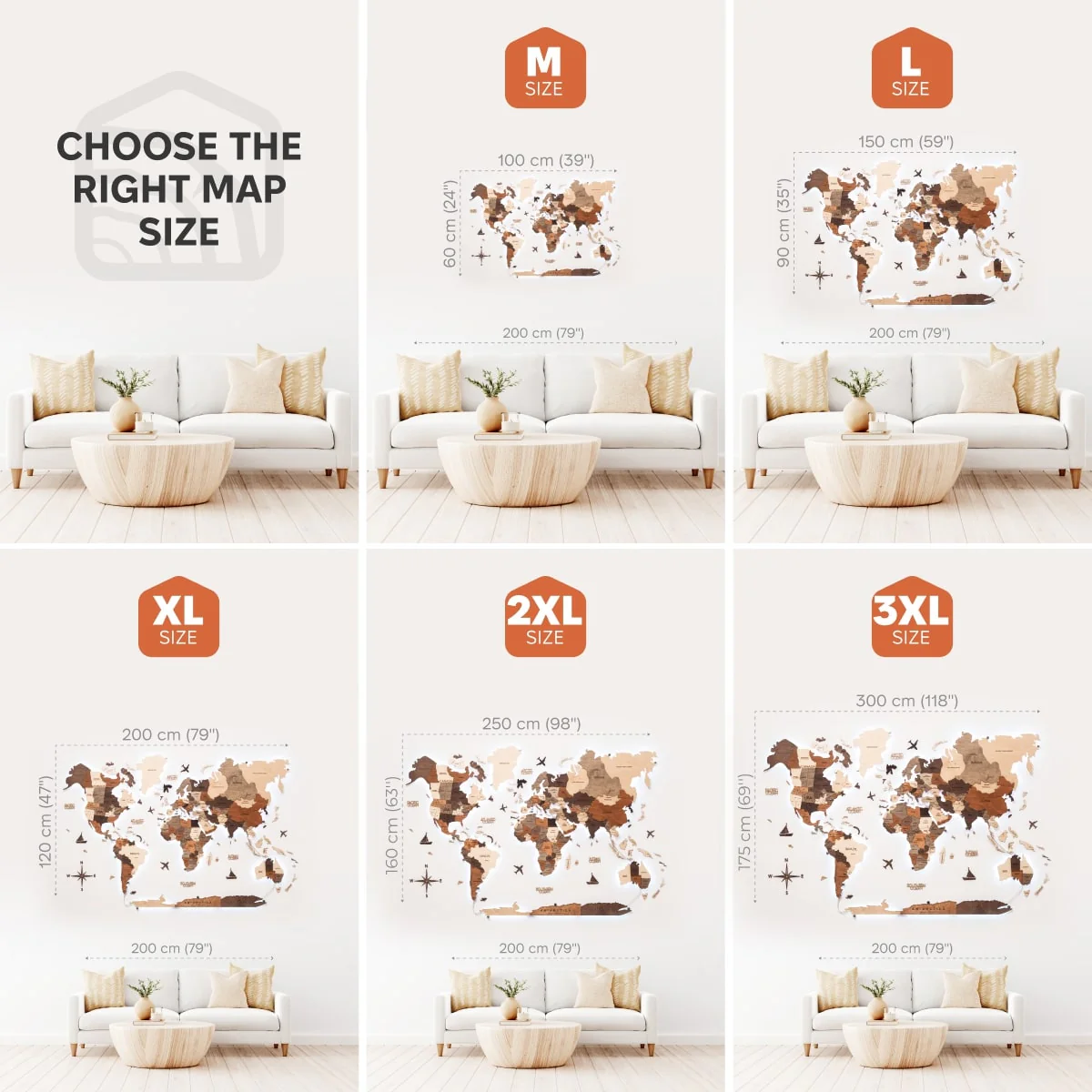 3D LED Wooden World Map 3.0 Multicolor - Image 12