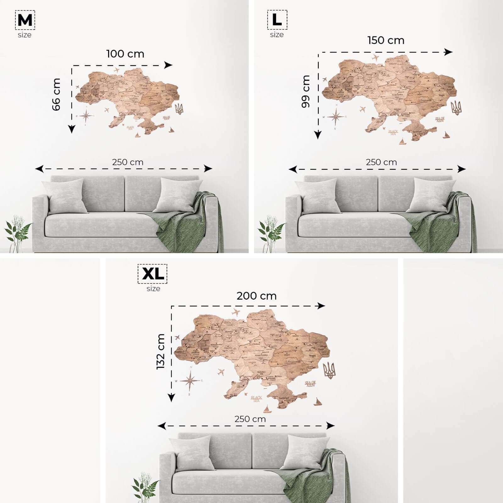 Wooden Map of Ukraine Terra - Image 15