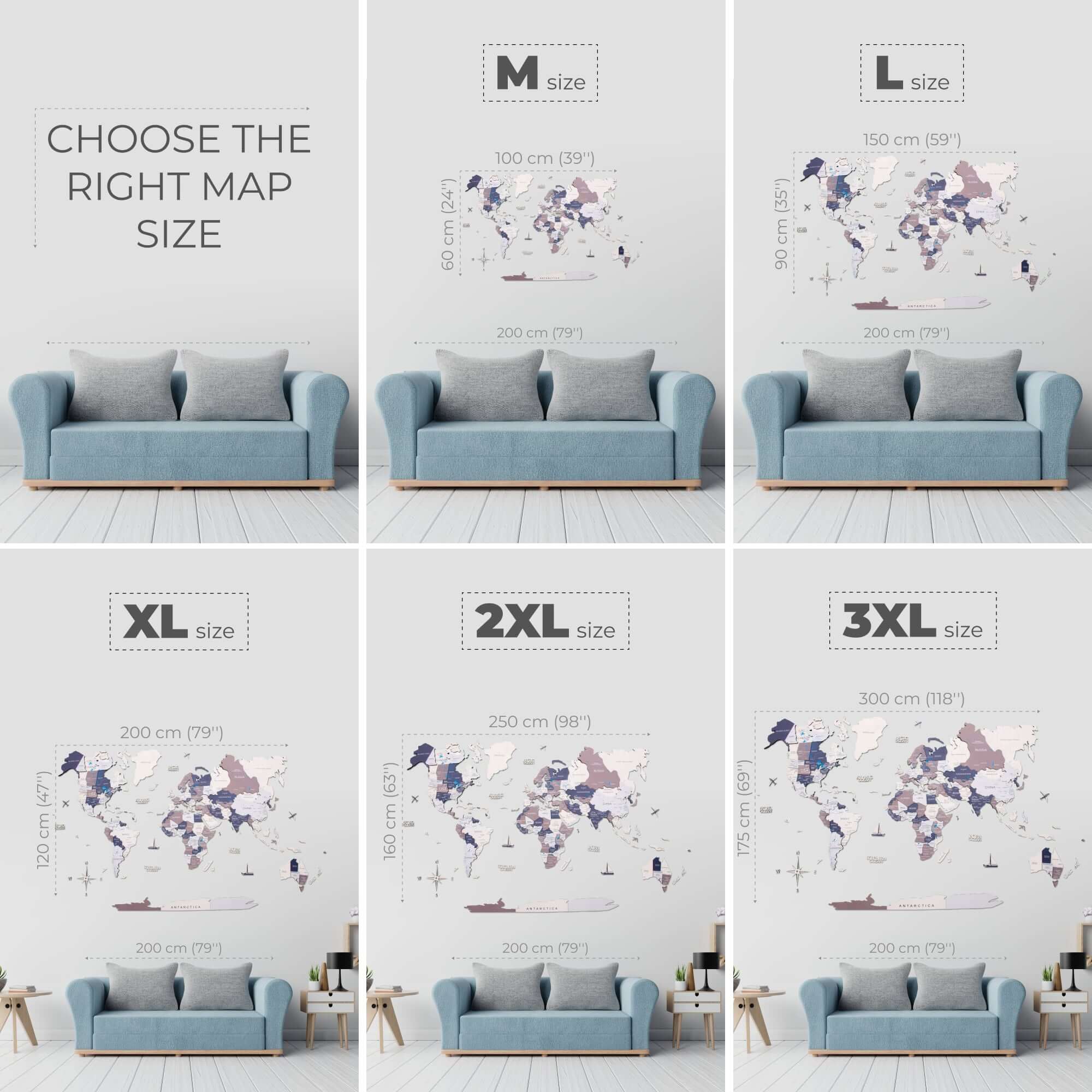 3D Wooden World Map Cruise - Image 4