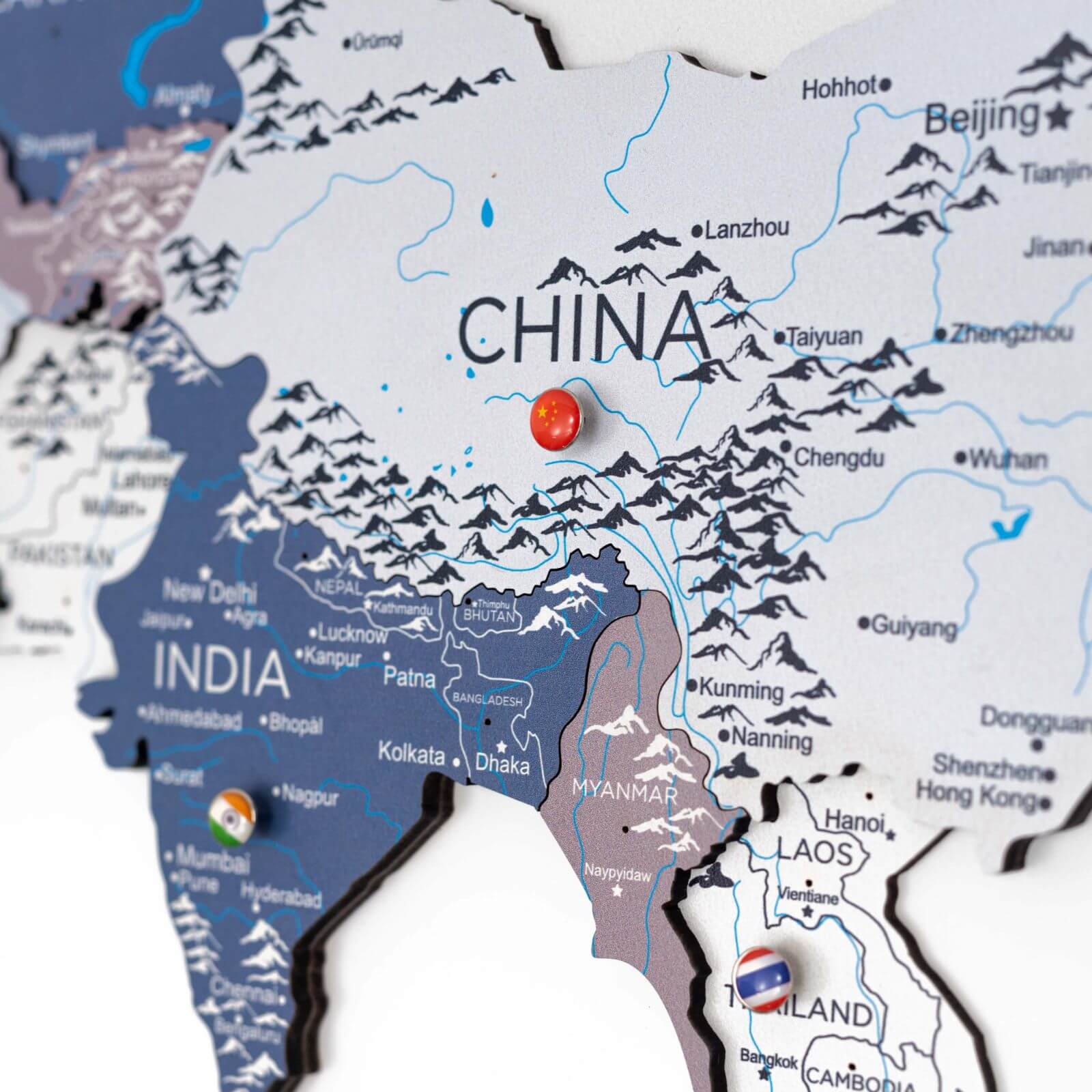 3D Wooden World Map Cruise - Image 6