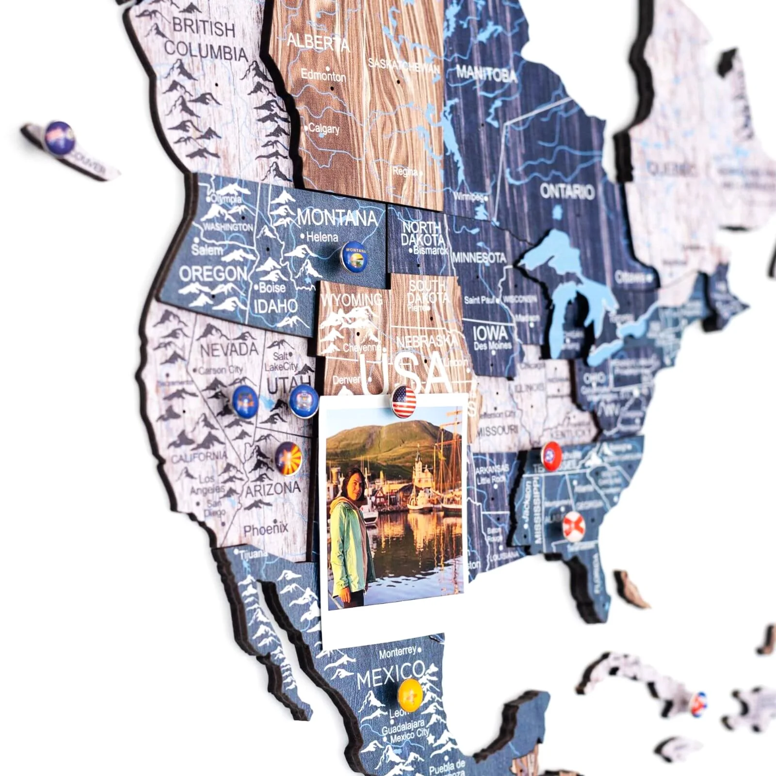 3D Wooden World Map Mystery - Image 4