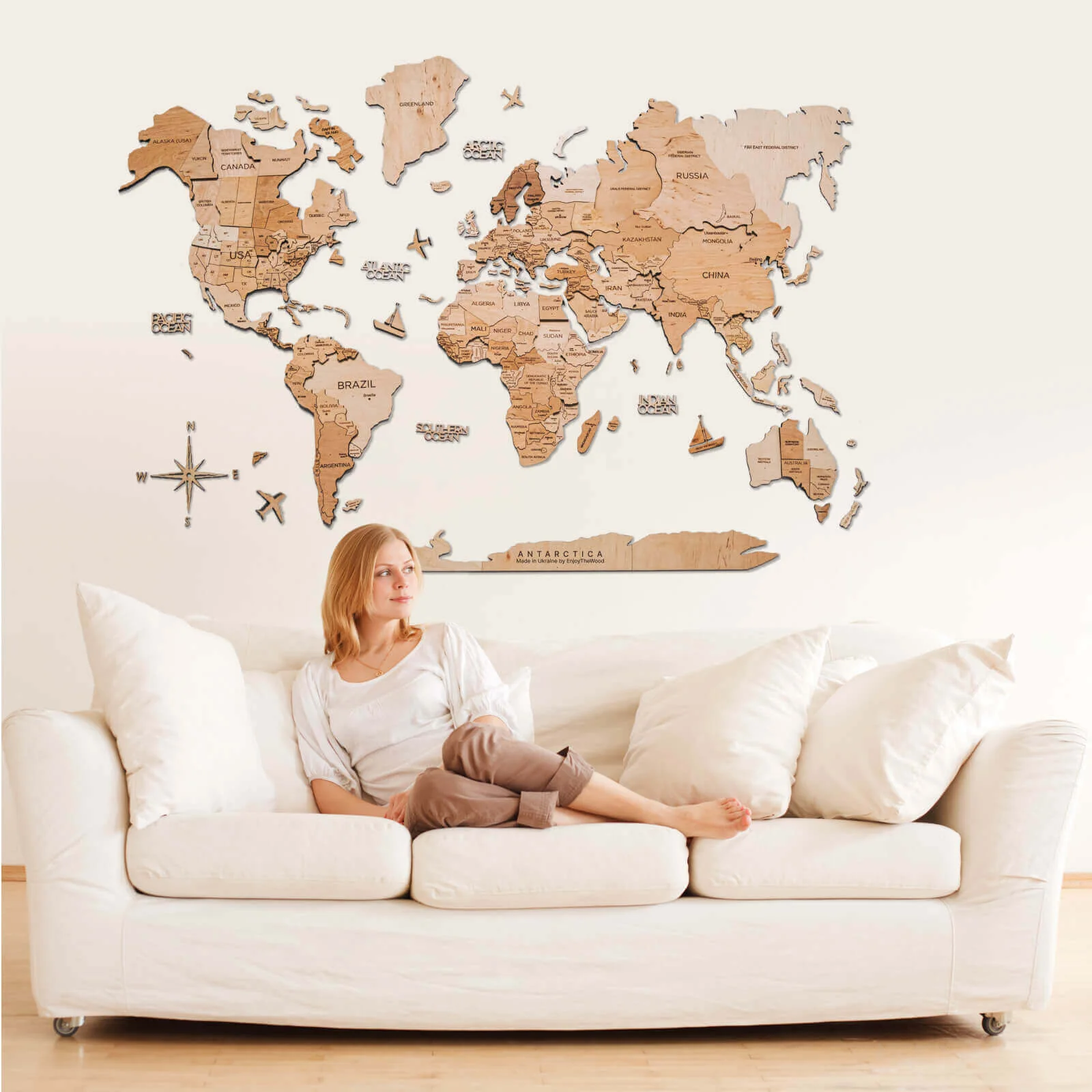 Antarctica For Maps in natural colors - Image 5