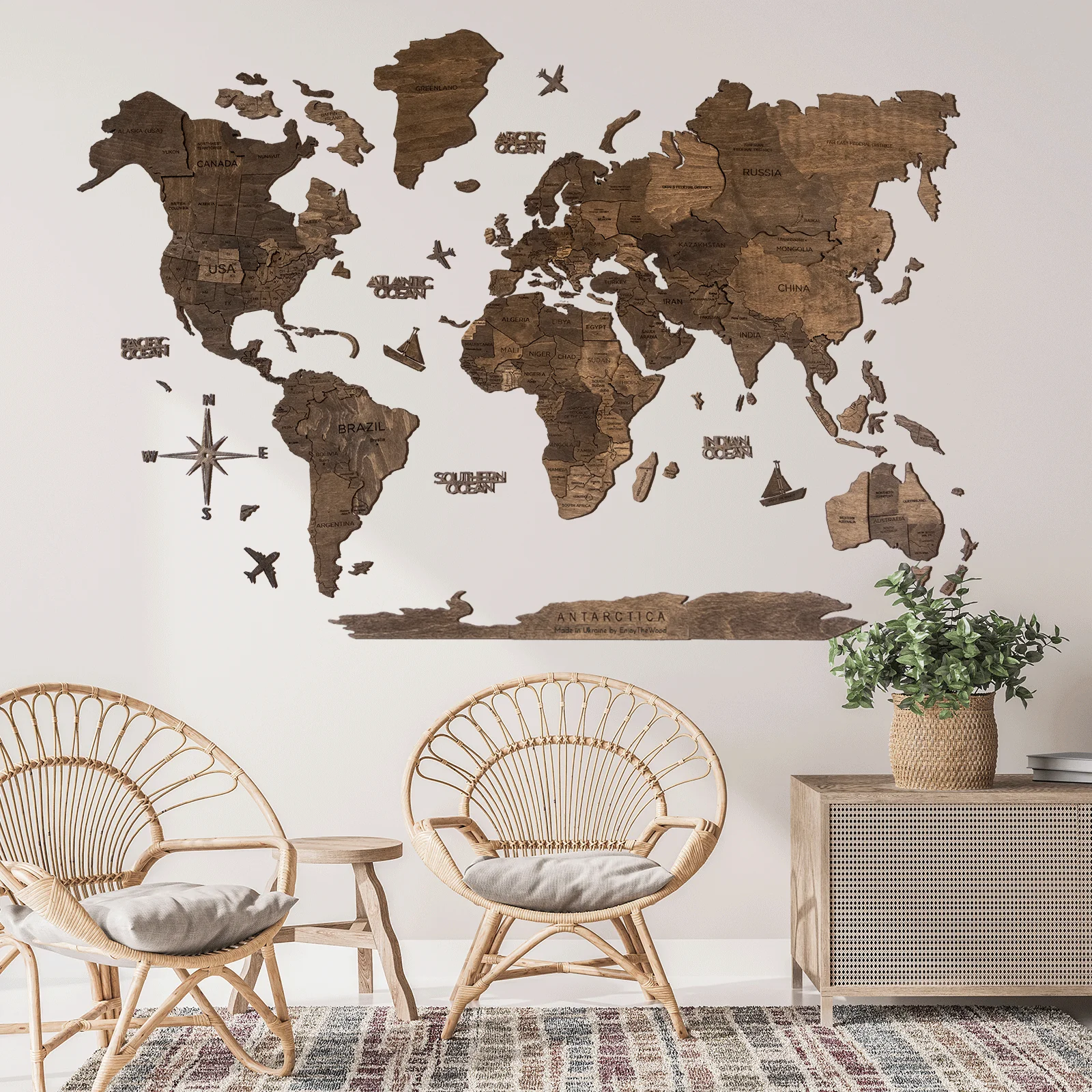 Antarctica For Maps in natural colors - Image 7