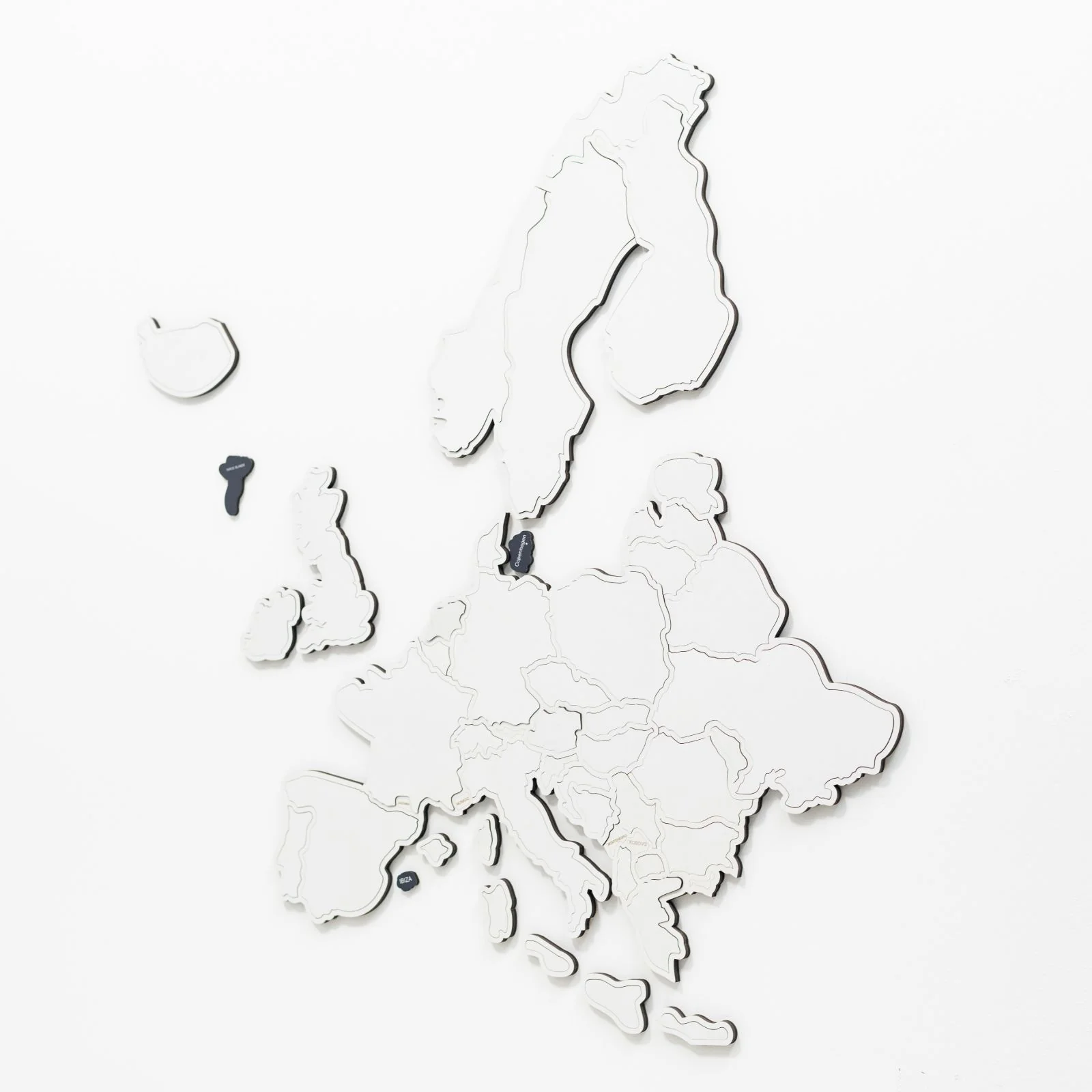 Europe Photo Map Midnight - Image 12