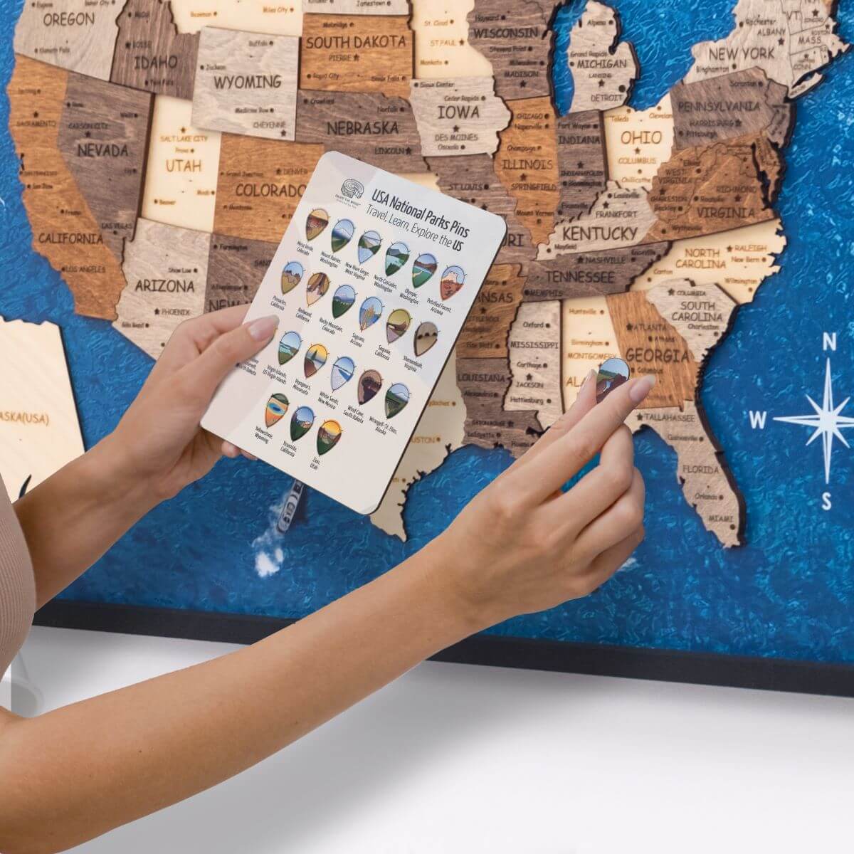 National Parks Sticky Pins - Image 3