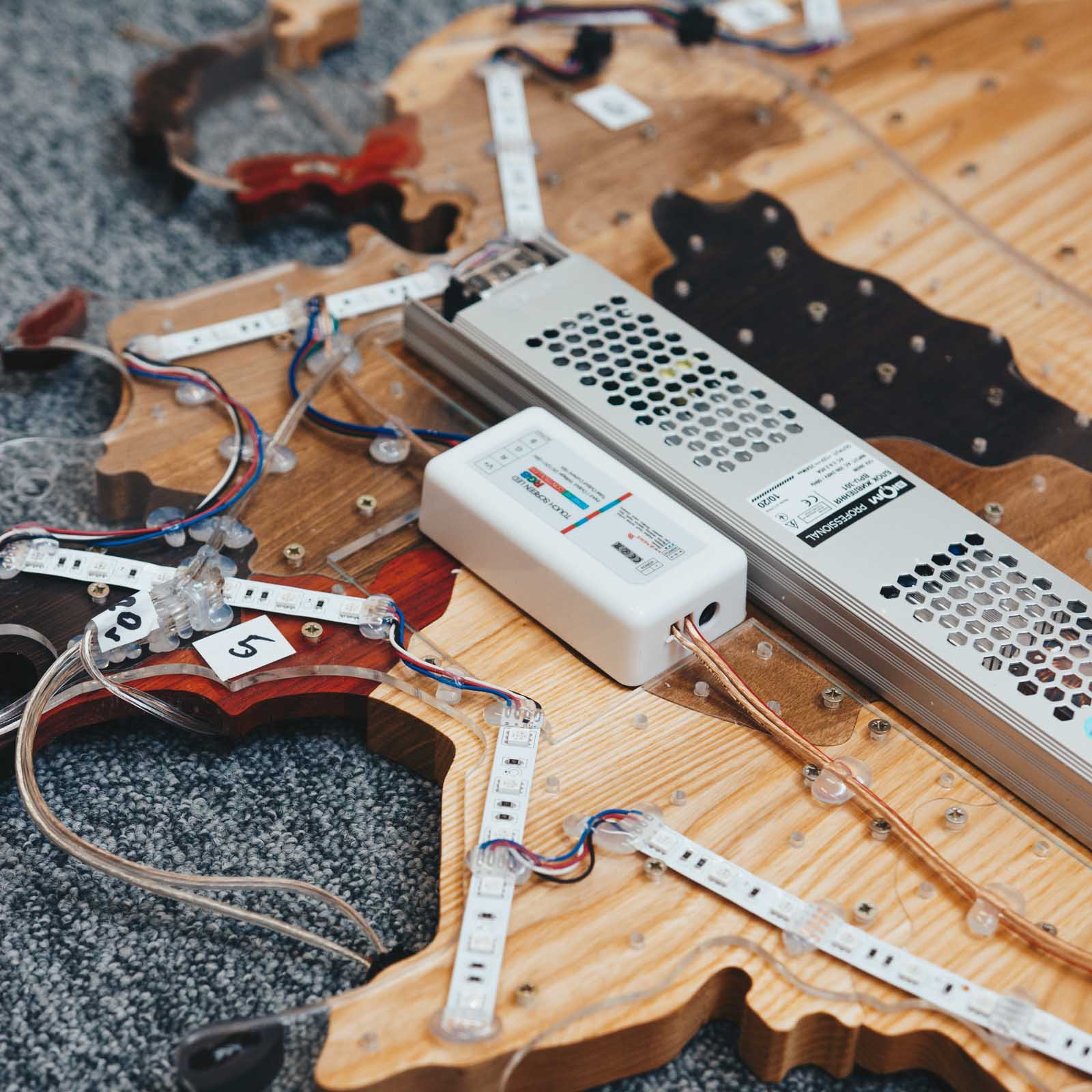 3D Solid Wooden World Map - Image 14