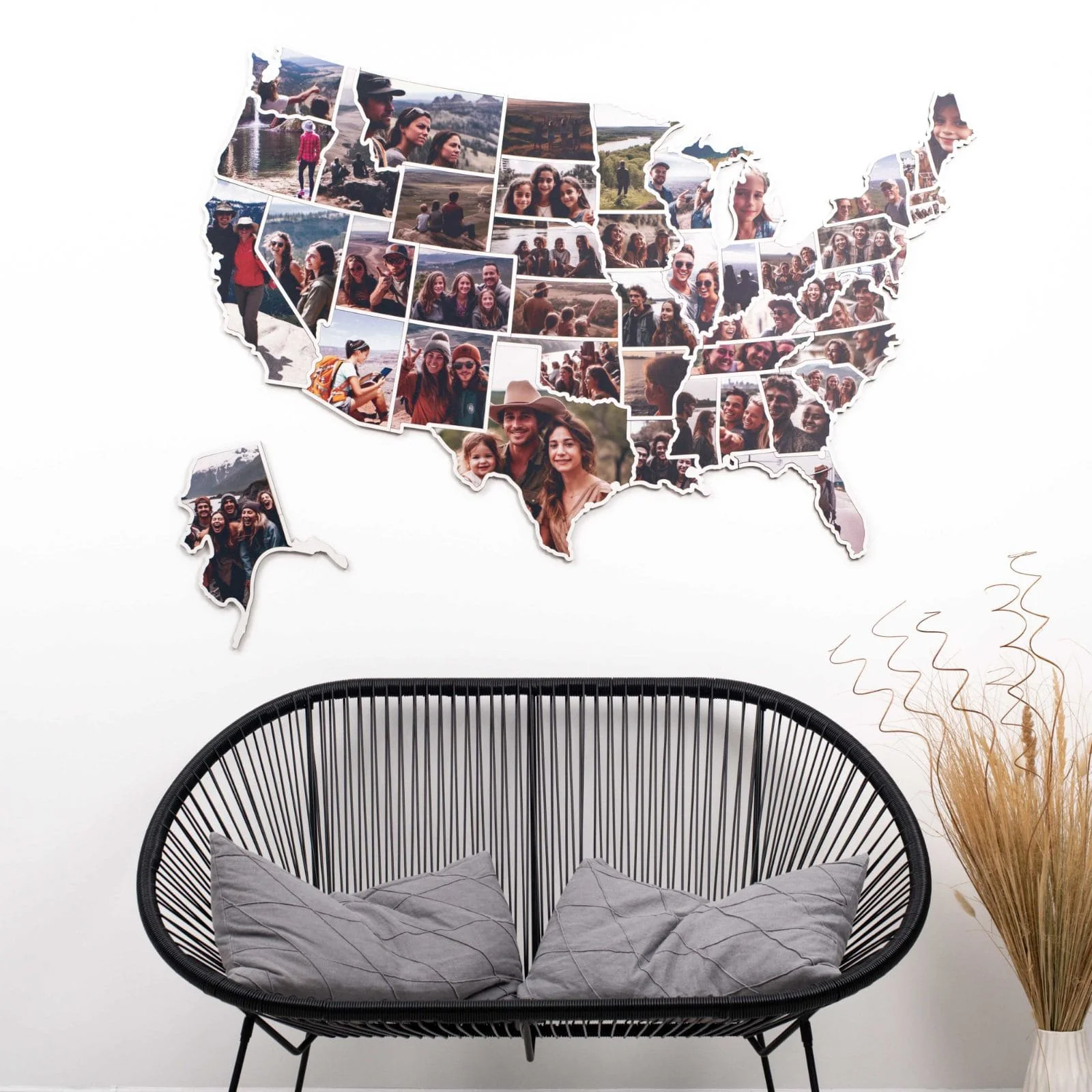 USA Photo Map Midnight - Image 12