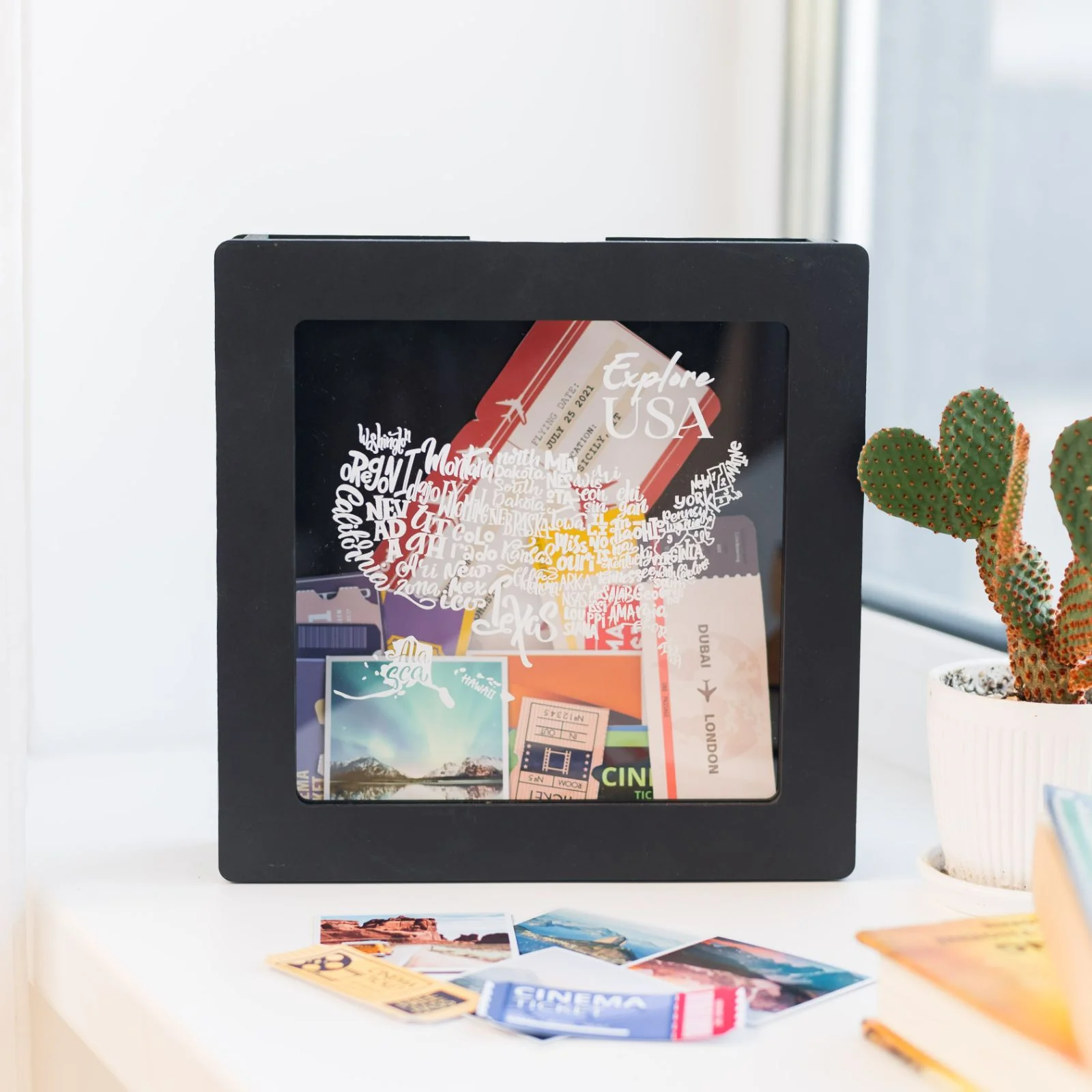 USA Travel Box Dark Walnut - Image 4