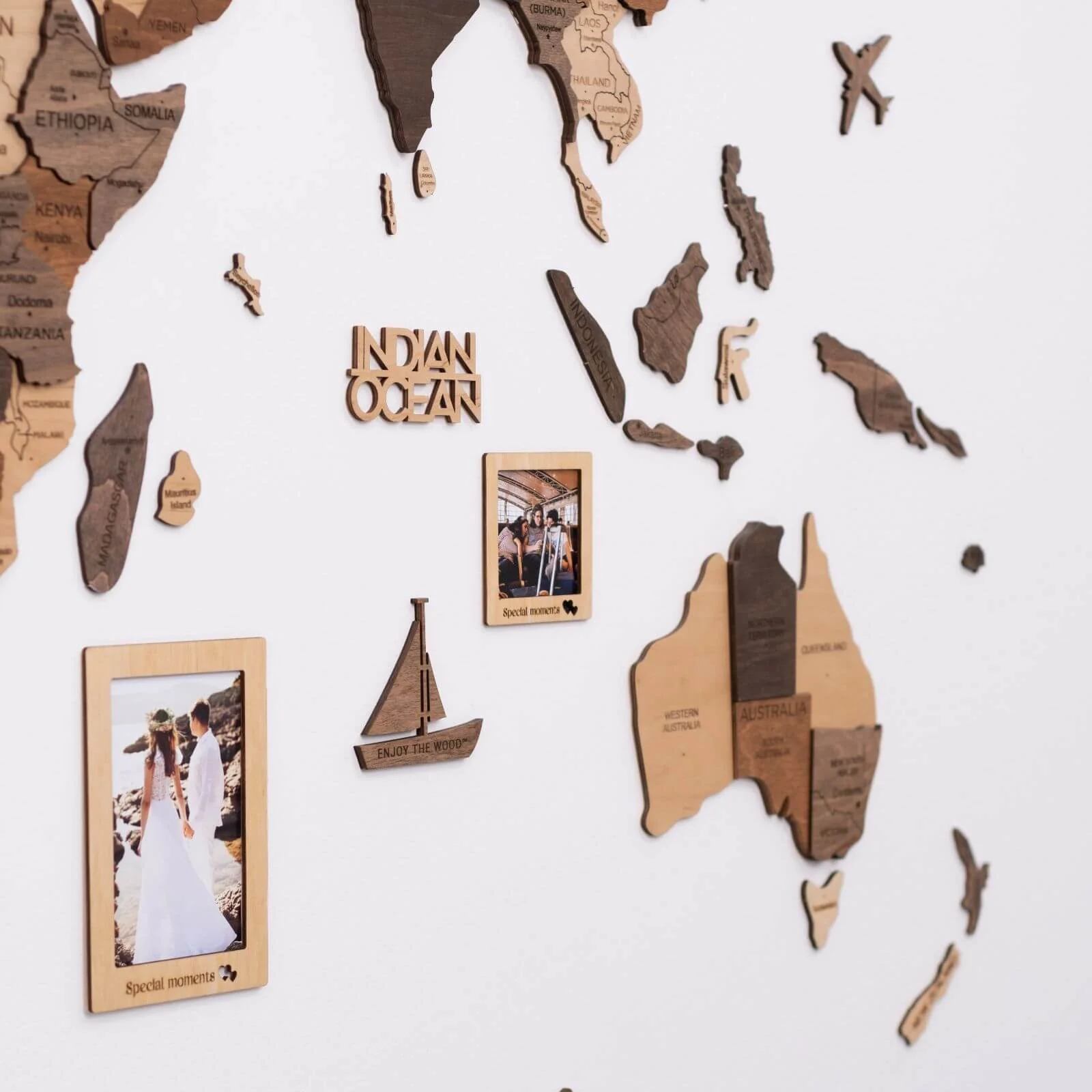 Set of 9 Wooden Photo Frames - Image 12