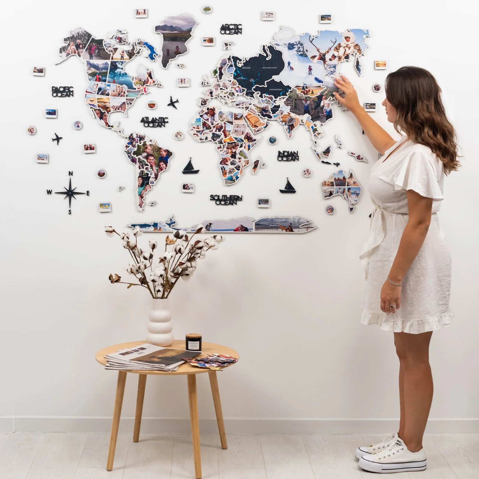 World Photo Map Midnight - Image 12