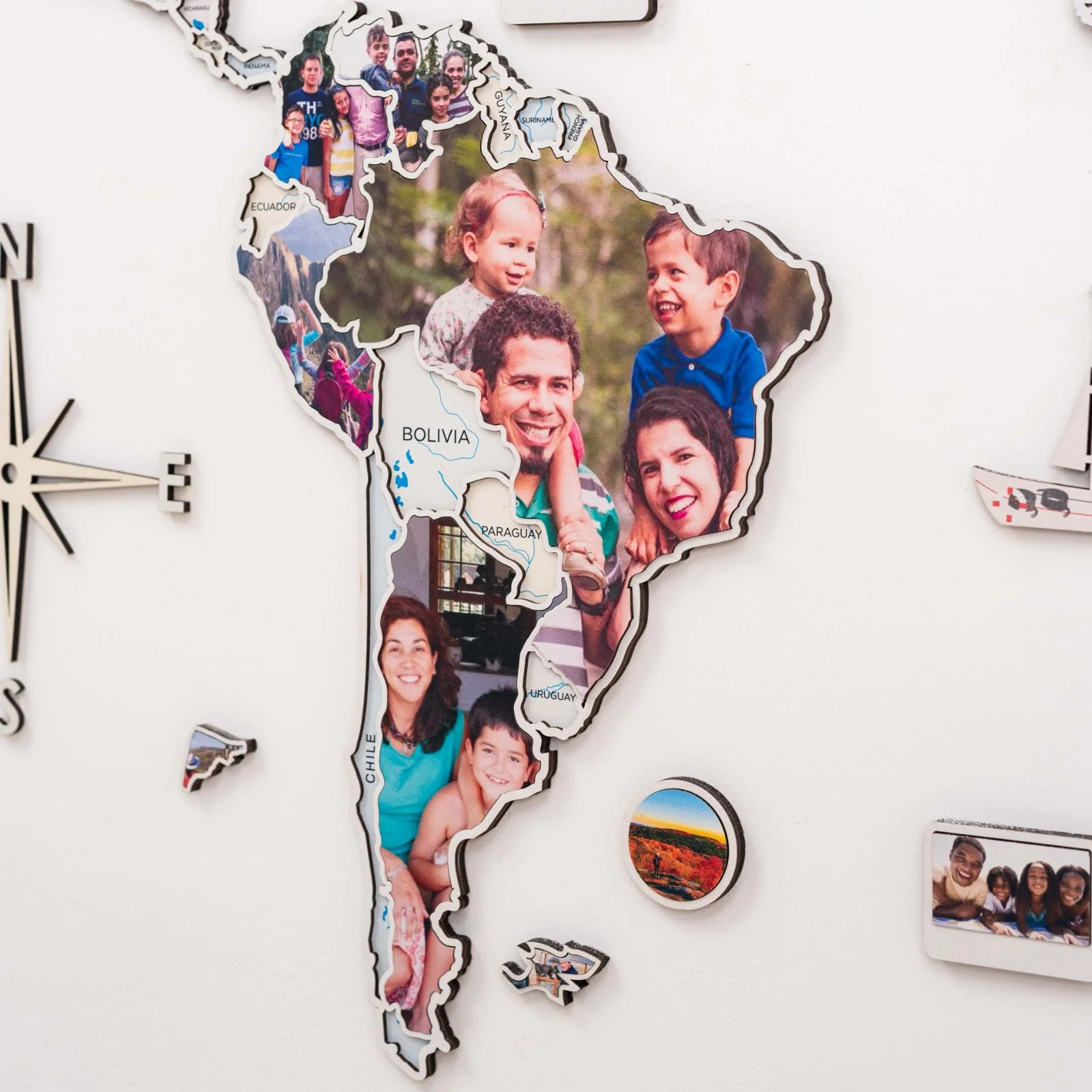 World Photo Map Pastel - Image 11