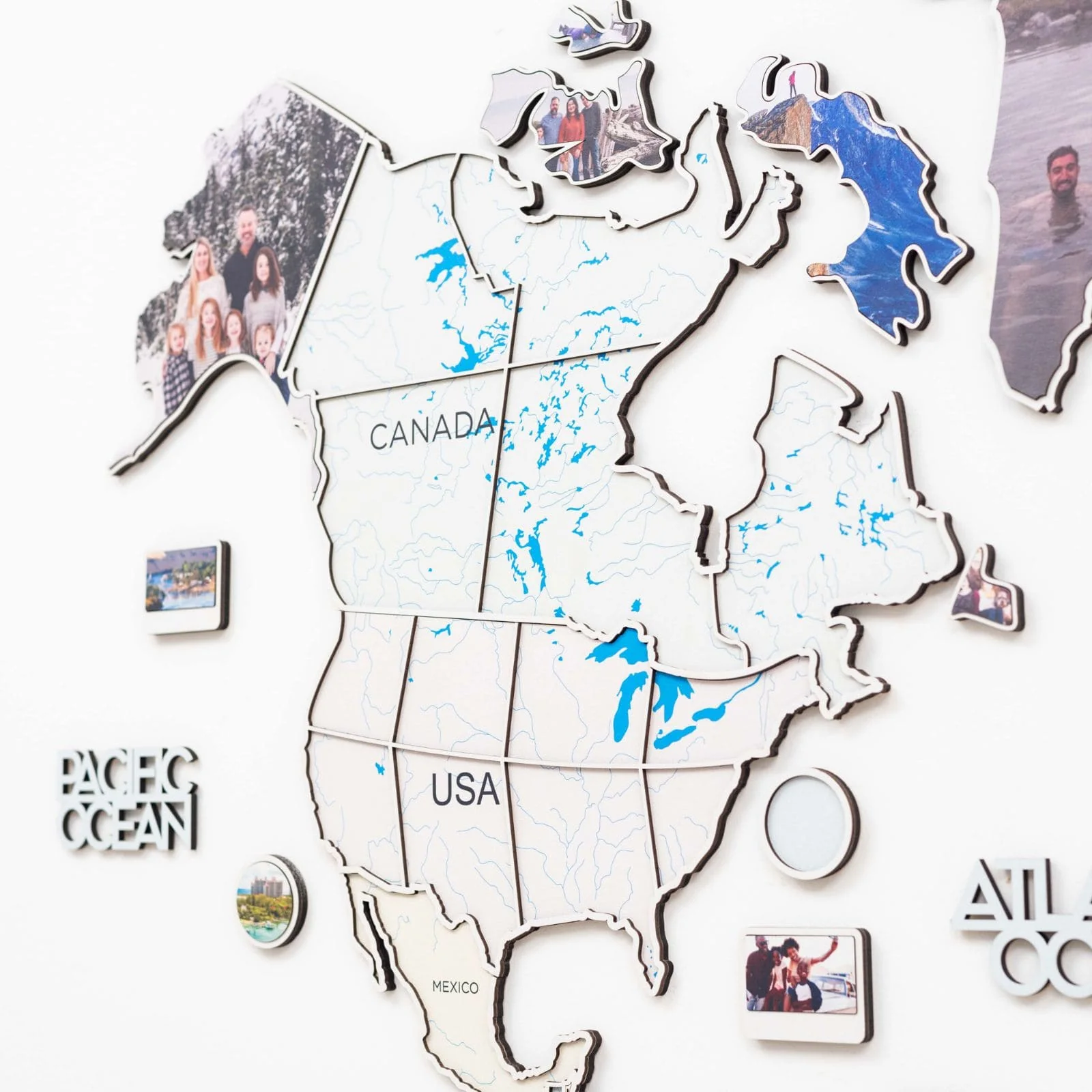 World Photo Map Pastel - Image 14