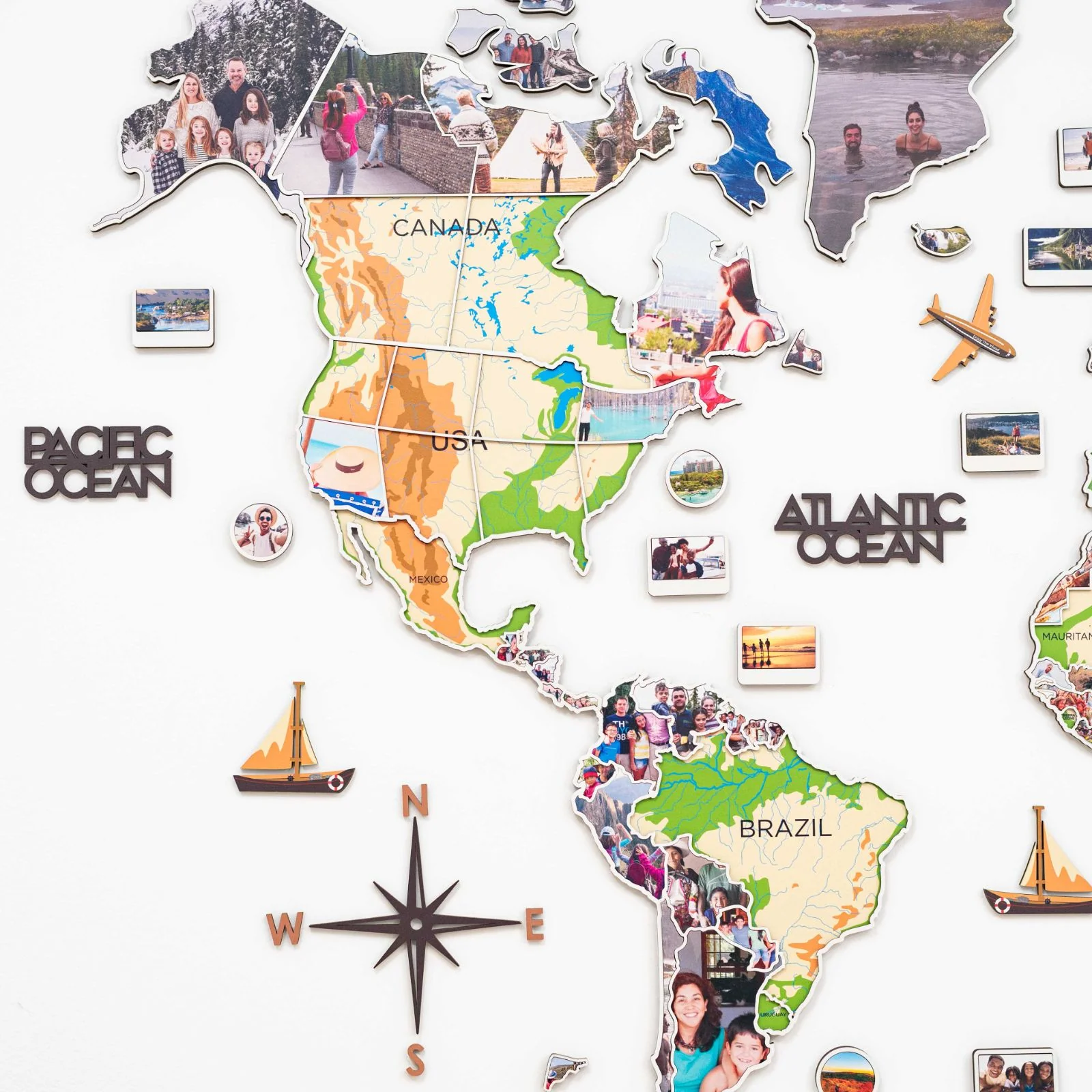 World Photo Map Physical - Image 12