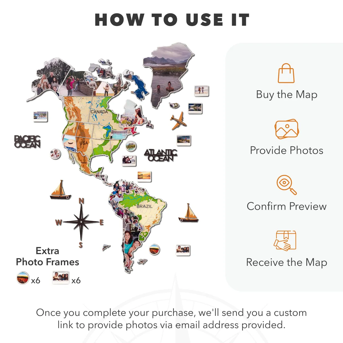 World Photo Map Physical - Image 4