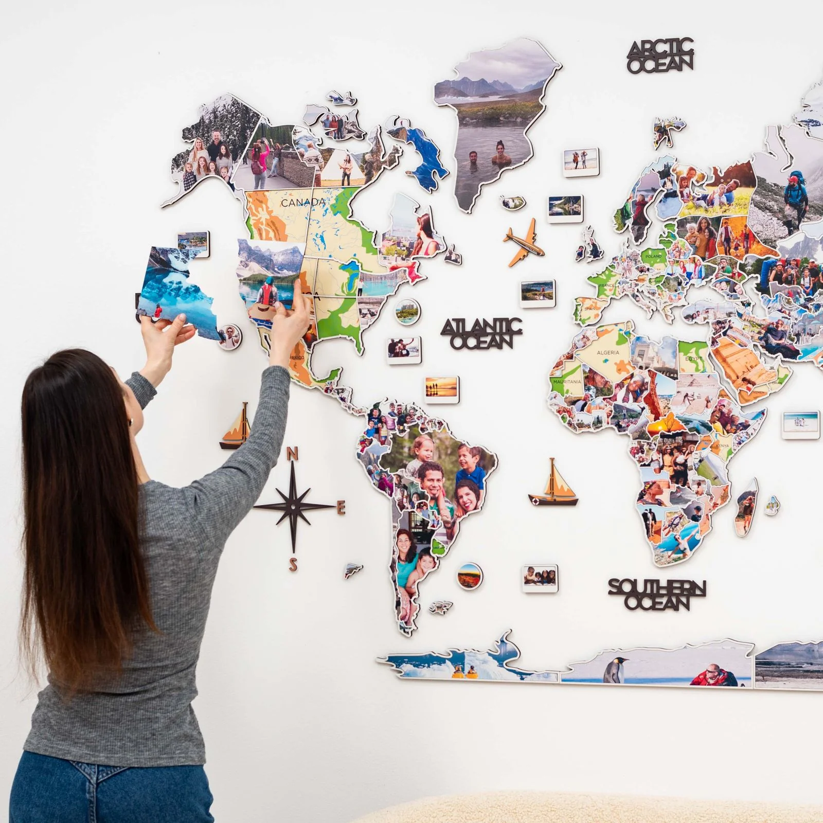 World Photo Map Physical - Image 6